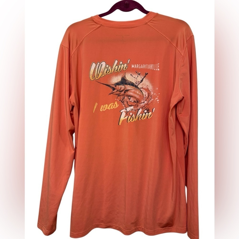 Margaritaville Long Sleeve Fishing Tee L